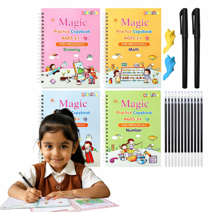 Magic Practice Copybook (Buy 1 Get 3 FREE) – 50% OFF Today!